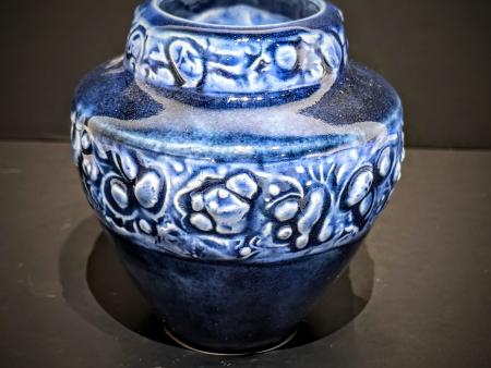 McKinnell, Nan - Blue Stamped Vase