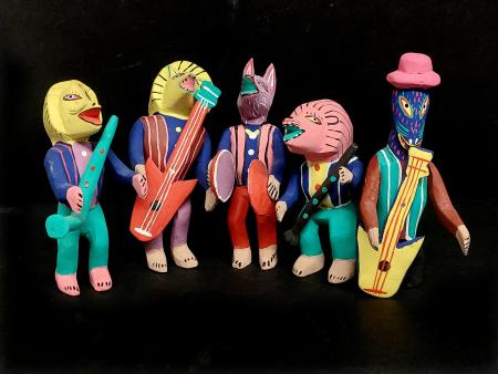 Oaxaca Band - Wood Figures
