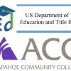US Department of Labor and Title III ACC logo