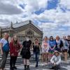 Criminal Justice group photo from study abroad trip to London, Paris, and Amsterdam