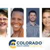 4 Colorado Health Careers Collaborative Academy instructors, Susan Falzone, Theilah Lindsay, Dan Marzullo, and Julia Porterfield