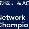 FirstGen Forward logo - ACC logo - Network Champion
