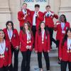 ACC automotive technology students pose with medals at SkillsUSA competition.