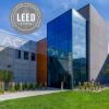 ACC's Health Innovation Center at the Littleton Campus with the LEED logo