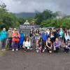 ACC students and faculty members pose for a group photo during a study abroad trip to Costa Rica.