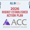 ALL IN 2026 Highly Established Action Plan (seal and ACC logo)