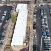 ACC parking lots A and B and the North Building from an aerial view.