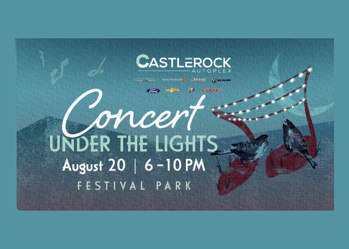 Concert Under the Lights - August 20 from 6-10pm - Festival Park