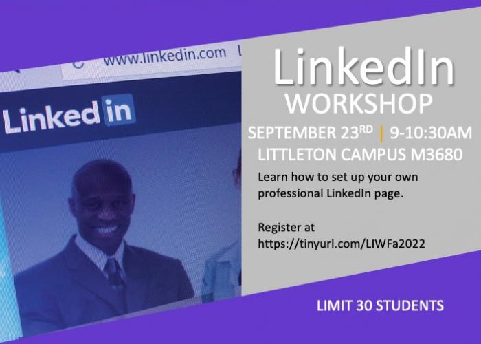 LinkedIn Workshop flyer