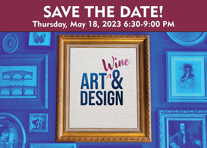 Wine, Art & Design event card