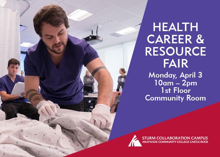 Health Career and Resource Fair April 3 