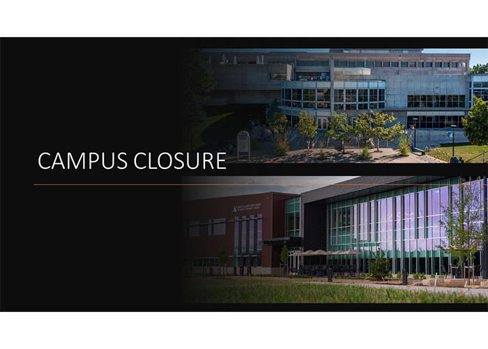 Campus Closure Notice