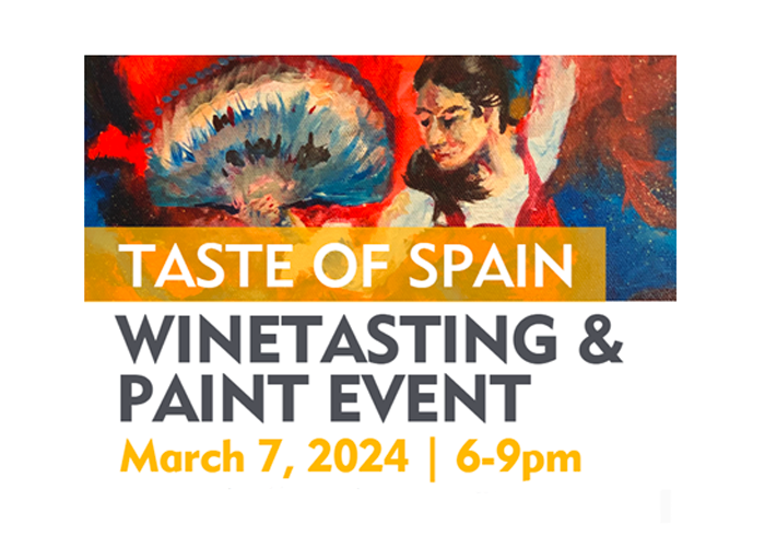 Taste of Spain: Wine-tasting & Paint Event - March 7, 2024 | 6-9pm