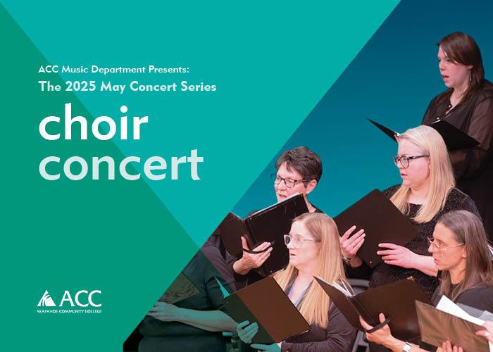 Women in ACC choir performing.