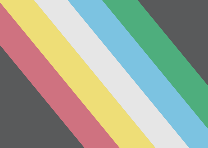 Disability Pride Month flag graphic