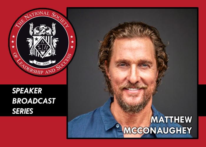 NSLS logo, Matthew McConaughey photo