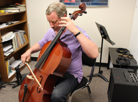 ACC music faculty playing cello