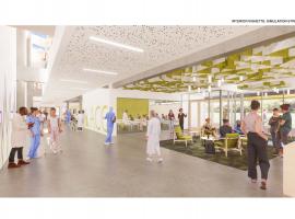 Rendering 1 of the ACC Annex building remodel