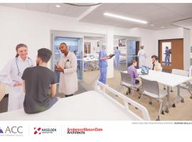 Rendering of Nursing Skills A1110 - ACC Annex Remodel