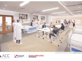 Rendering of Nurse Aide Skills Classroom A2140 - ACC Annex Remodel