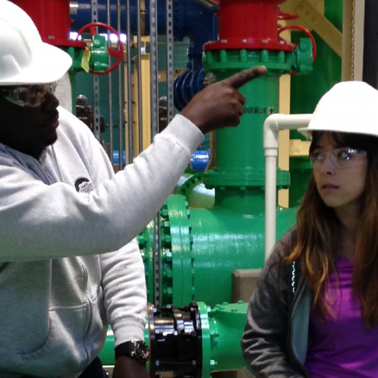 water operator and apprentice