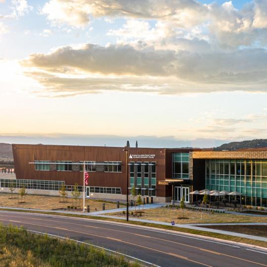 Arapahoe Community College Sturm Collaboration Campus at Castle Rock - aerial view