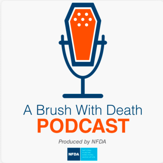 A Brush with Death Podcast logo