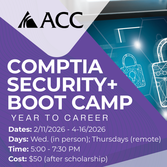 COMPTIA boot camp flyer