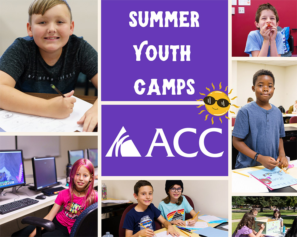 ACC Summer Youth Camps photo collage 