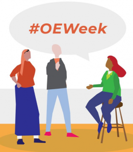 OE Week conversation cartoon